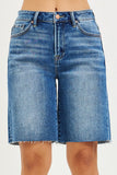 High Rise Bermuda Shorts