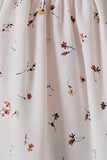 Short Sleeve Button Up Front Floral Top