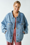Boxy-cut Denim Jacket