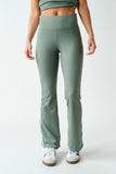 Sculpted High-waist Flare Legging