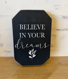 Wd. Sign Believe