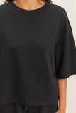 Scuba Short Sleeve Boxy Top