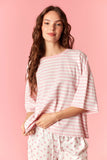Hayley Striped Round Neck
