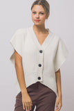 Sleeveless Cardigan Vest