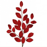 26" Mini Velvet Leaf Spray