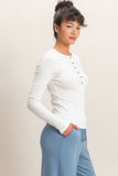 Henley Long Sleeve Top