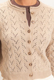 Knit Button Front Cardigan