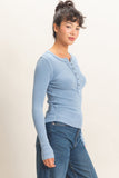 Henley Long Sleeve Top