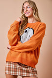 Long Sleeve Halloween Sweater Top
