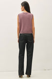 Classic Cable Knit Button Up Sweater Vest