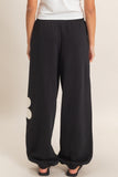Floral Drawstring Jogger Pants