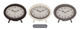 Mtl Table Clock 8"w, 7"h