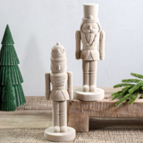 Ivory Velvet Nutcrackers