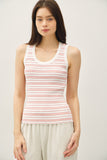 Stripe Ribbed Knit Tank