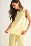 Coastline Cotton Blend Top