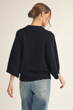 Drop Shoulder Soft Comfy Sweater Top