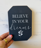 Wd. Sign Believe