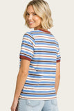 Color Accented Multi Striped Top