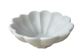 Resin Bowl Crm 8"w, 3"h