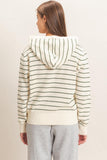 Striped Hooded Sweater