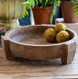 Brown Cement Deco Bowl
