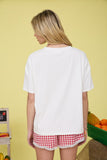 Fruit Of The Heart Graphic Knit T-shirt