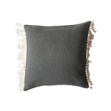 Square Cotton Pillow W Fringe