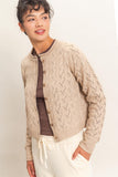Knit Button Front Cardigan