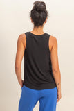 Crew Neck Rayon Tank Top