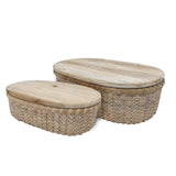 Wooden Box Oval