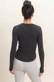 Henley Long Sleeve Top