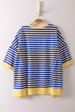 Oversized Stripe Casual Knit Top