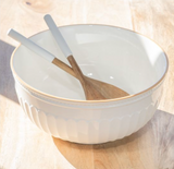 Ceramic Bowl With Utensils