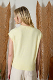 Raw Edge Sleeveless Lightweight Cardigan
