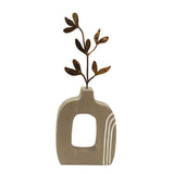 Floral In Wd Vase Table Decor