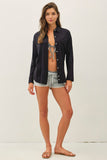 Sheer Cotton Blend Light Weight Oversized Classic Shirt