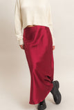Satin Maxi Skirt