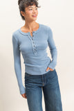 Henley Long Sleeve Top