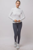 Mock Neck Long-sleeve Top