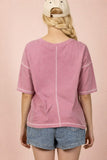 Mineral Washed Oversized Comfy Knit Top