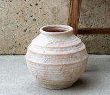 10.8" Antique Wash Rd. Terra Cotta Vase