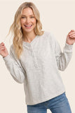 Half Snap Button Neck