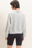 Half-zip Collar Raglan Pullover