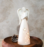 10.5h Led Angel Taper Holder
