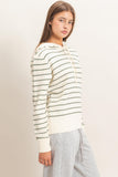 Striped Hooded Sweater