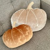 Sm. Caramel Velvet Pumpkin Pillow