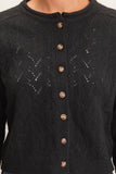Knit Button Front Cardigan