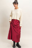 Satin Maxi Skirt