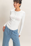 Henley Long Sleeve Top