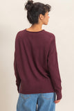 Roll Neck Seam Detail Sweater